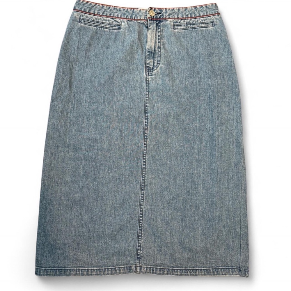Vintage Y2K Tommy Hilfiger Denim Skirt Size 6 2002 Collection